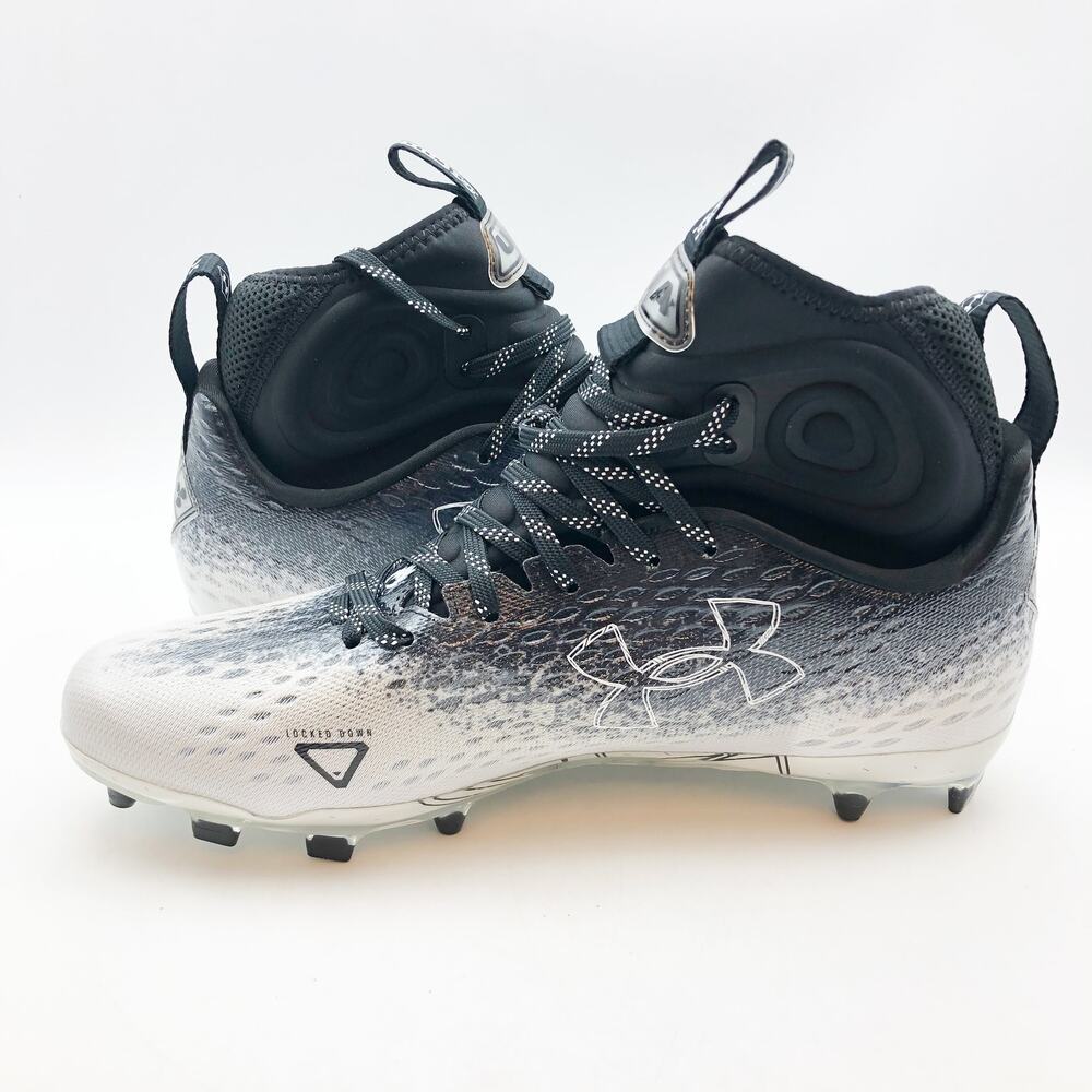 Under Armour Mens Spotlight Lux Mc 2.0 Football Cleats Size 10.5 Black NWOB - Picture 6 of 11